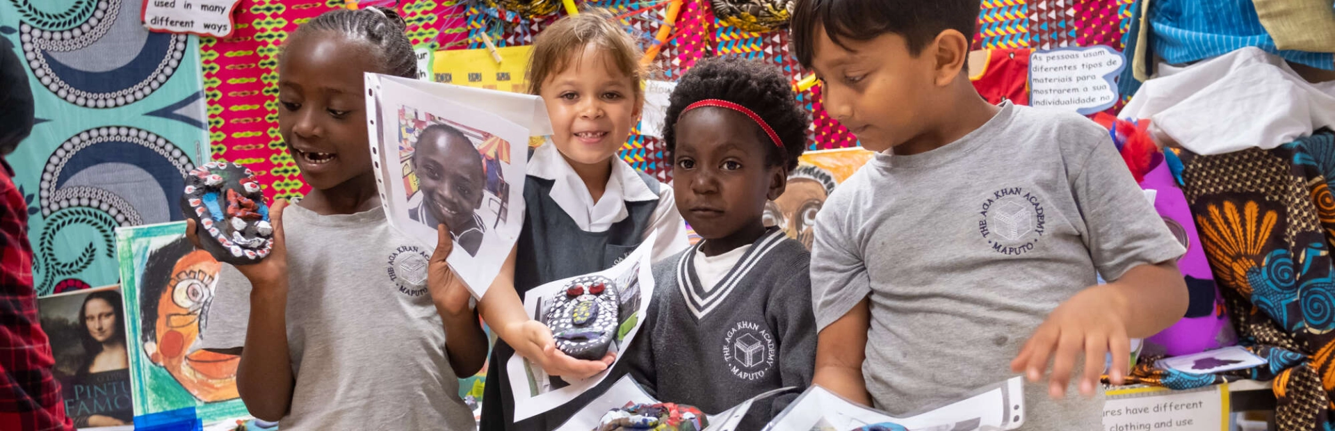 AKA Maputo students show their art projects